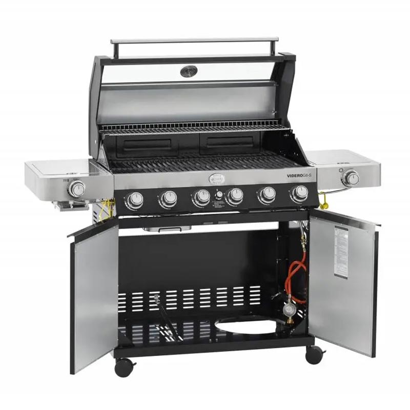 Rösle 25532 Videro G6-S Vario Barbekü İstasyonu, Doğalgazlı, Siyah — Rösle — Görsel 2