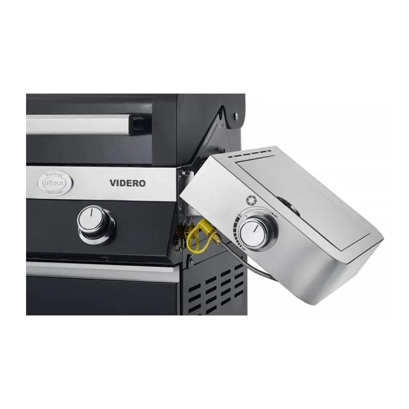 Rösle 25532 Videro G6-S Vario Barbekü İstasyonu, Doğalgazlı, Siyah — Rösle — Görsel 3