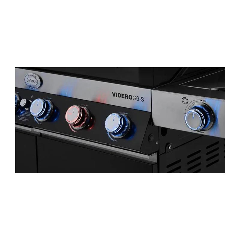 Rösle 25532 Videro G6-S Vario Barbekü İstasyonu, Doğalgazlı, Siyah — Rösle — Görsel 6