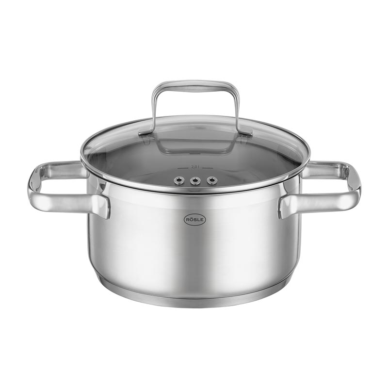 Rösle 91932 Paslanmaz Çelik Derin Tencere, 20 cm — Rösle