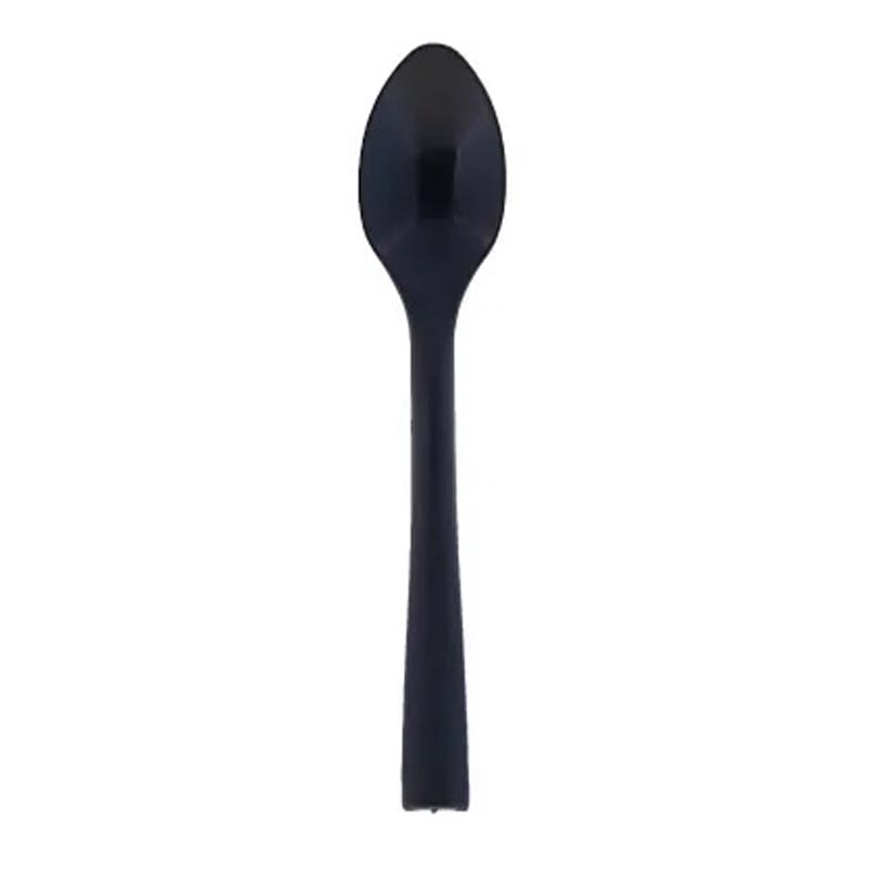 Rubikap Gravity Tek Kullanımlık Kaşık, 18 cm, Siyah — Rubikap
