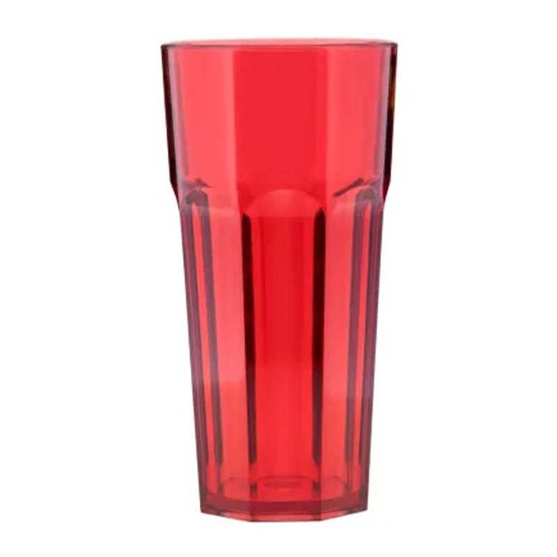 Rubikap Premium Polikarbon Bardak, 360 ml, Kırmızı — Rubikap