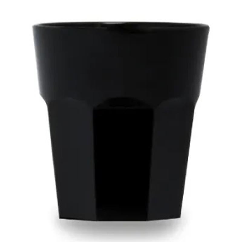 Rubikap Premium Polikarbon Bardak, 250 ml, Siyah — Rubikap