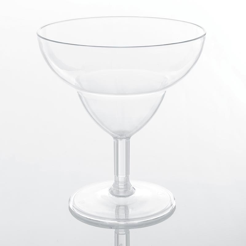 Rubikap Premium Polikarbonat Kısa Kokteyl Bardağı, 350 ml