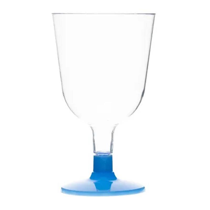 Rubikap Tek Kullanımlık Ayaklı Kadeh, 150 ml, Mavi — Rubikap