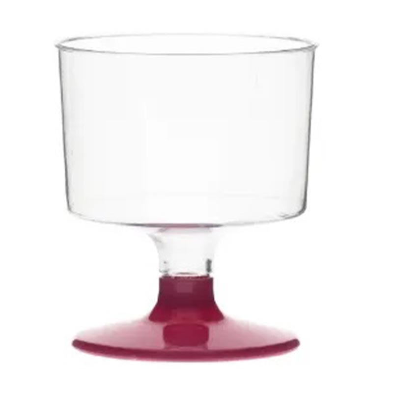 Rubikap Tek Kullanımlık Ayaklı Shot Bardağı, 50 ml, Pembe — Rubikap