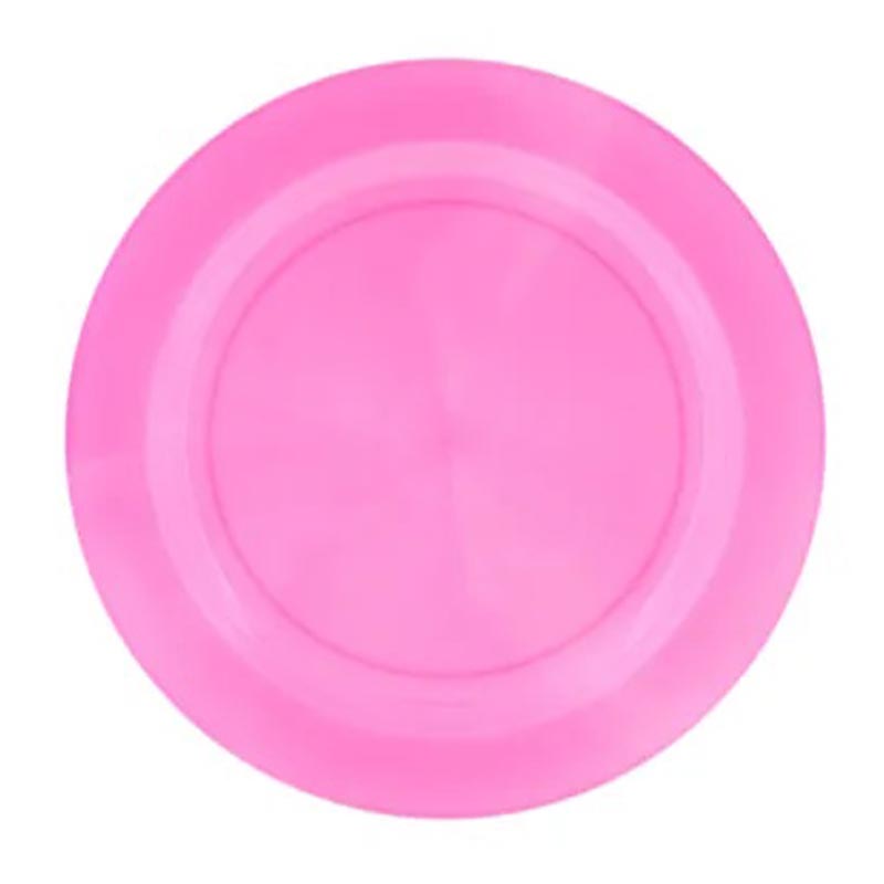 Rubikap Tek Kullanımlık Düz Tabak, 26 cm, Pembe — Rubikap