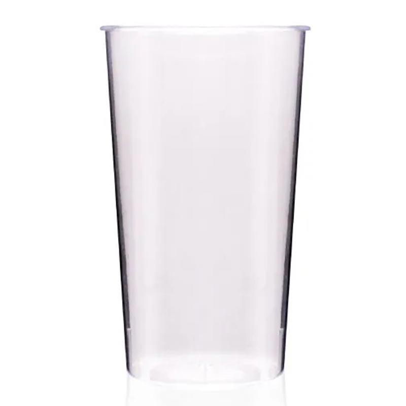 Rubikap Tek Kullanımlık Kokteyl Bardağı, 400 ml, Şeffaf — Rubikap