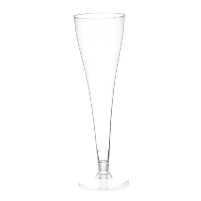 Rubikap Tek Kullanımlık Şampanya Bardağı, 120 ml, Şeffaf — Rubikap