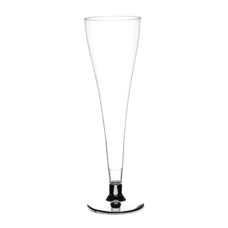 Rubikap Tek Kullanımlık Şampanya Bardağı, 120 ml, Gümüş — Rubikap