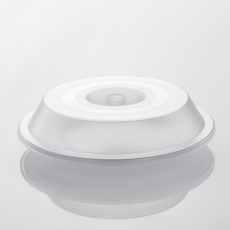 Rubikap Yuvarlak Polikarbonat Tabak Kapağı, 19 cm — Rubikap