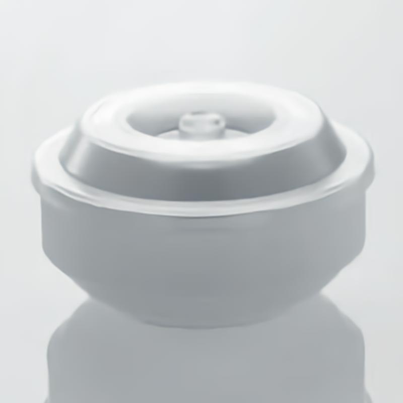 Rubikap Yuvarlak Polikarbonat Tabak Kapağı, 12 cm — Rubikap