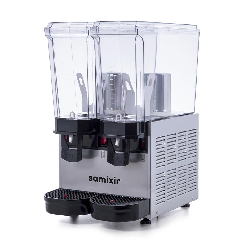 Samixir 40.MMI Klasik Twin Soğuk İçecek Dispenseri, 20+20 L, Karıştırıcılı, Inox — Samixir — Görsel 2