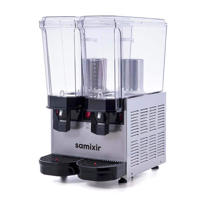 Samixir 40.SSI Klasik Twin Soğuk İçecek Dispenseri, 20+20 L, Fıskiyeli, Inox — Samixir — Görsel 2