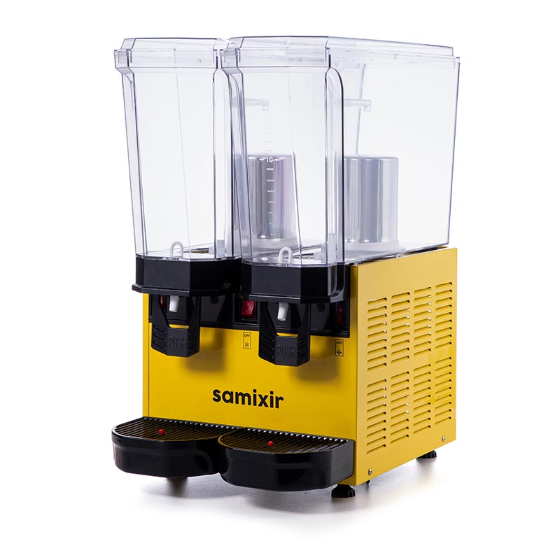 Samixir 40.SSY Klasik Twin Soğuk İçecek Dispenseri, 20+20 L, Fıskiyeli, Sarı — Samixir — Görsel 2