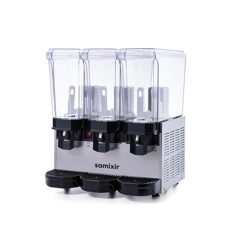 Samixir 60.MMMI Klasik Triple Soğuk İçecek Dispenseri, 20+20+20 L, Karıştırıcılı, Inox — Samixir — Görsel 2