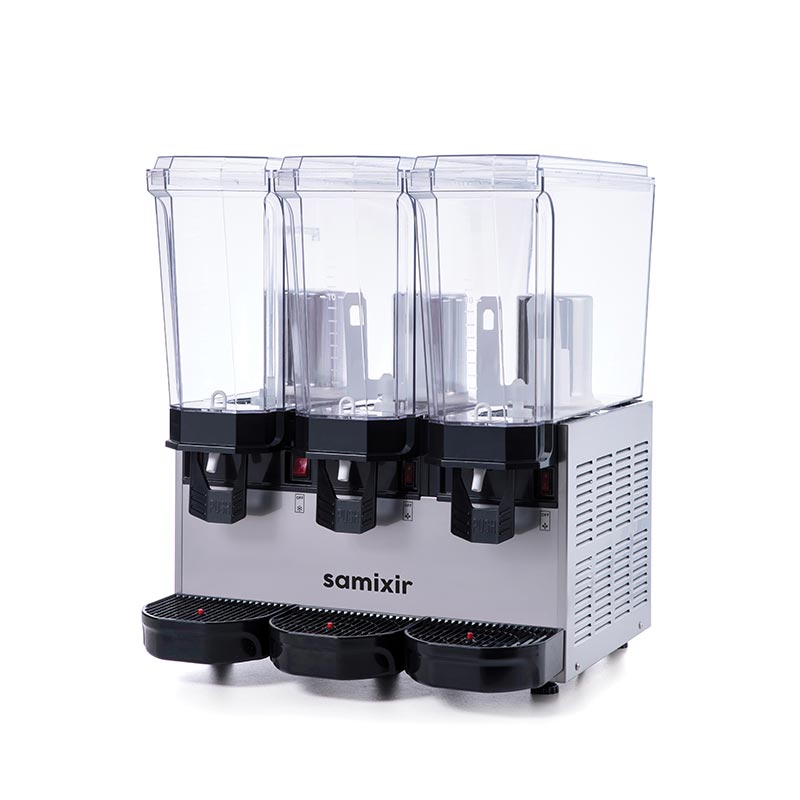 Samixir 60.SMMI Klasik Triple Soğuk İçecek Dispenseri, 20+20+20 L, Fıskiyeli-Karıştırıcılı-Karıştırıcılı, Inox — Samixir — Görsel 2