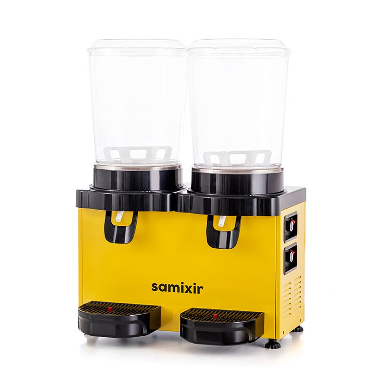 Samixir MM20 Panaromik Twin Soğuk İçecek Dispenseri, 10 L+10 L, Sarı — Samixir — Görsel 2