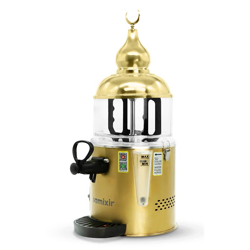 Samixir SC.05 Sıcak Çikolata ve Sahlep Makinesi, 5 L, Gold — Samixir — Görsel 4