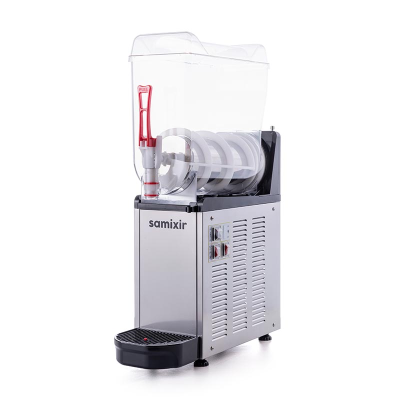 Samixir SLUSH12 Mono Ice Slush Granita Milkshake ve Soğuk Meyve Suyu Dispenseri, 12 L, Inox — Samixir — Görsel 2