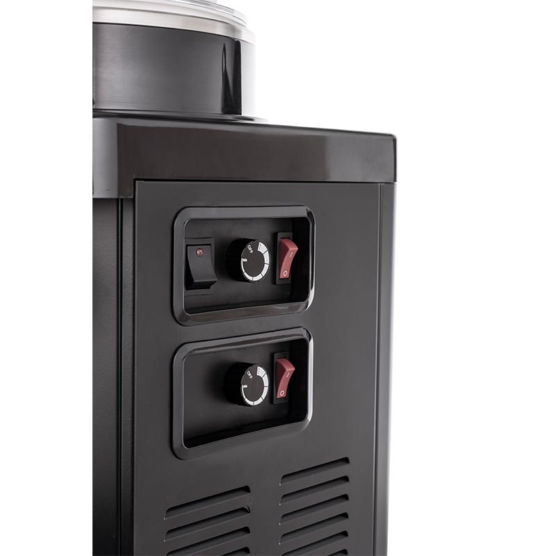 Samixir SS20 Twin Panaromik Fıskiyeli Soğuk İçecek Dispenseri, 10 L+10 L, Siyah — Samixir — Görsel 3