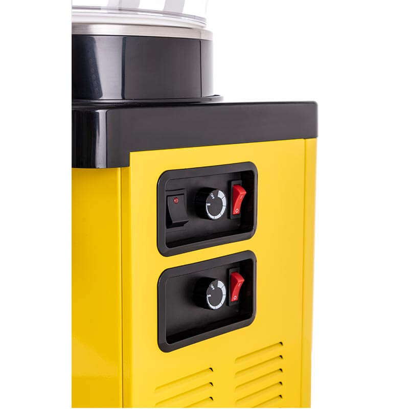 Samixir SS20 Twin Panaromik Fıskiyeli Soğuk İçecek Dispenseri, 10 L+10 L, Sarı — Samixir — Görsel 4