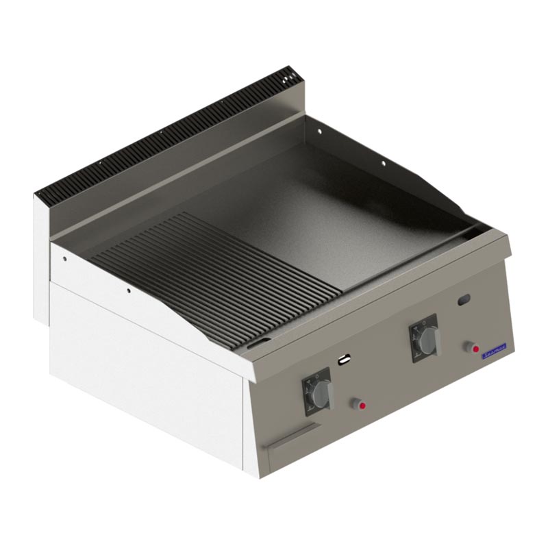 Seamac 700 Seri SGI870NK Nervürlü Krom Izgara, 80x70x30 cm, LPG — Seamac