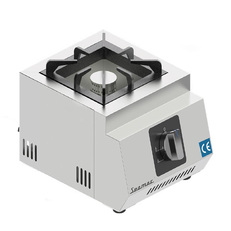 Seamac OG1.NG Tekli Set Üstü Ocak, 20x20 cm, Doğalgazlı — Seamac