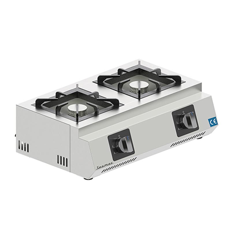 Seamac OG2.LPG İkili Set Üstü Ocak, 20x20 cm, LPG — Seamac
