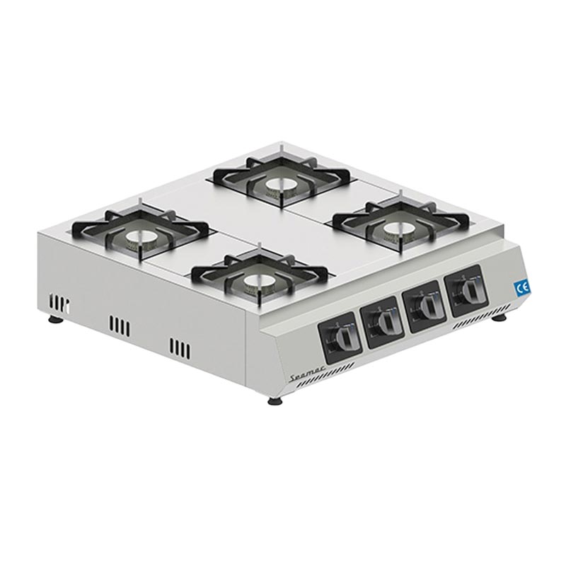 Seamac OG4.LPG Dört Gözlü Set Üstü Ocak, 20x20 cm, LPG — Seamac
