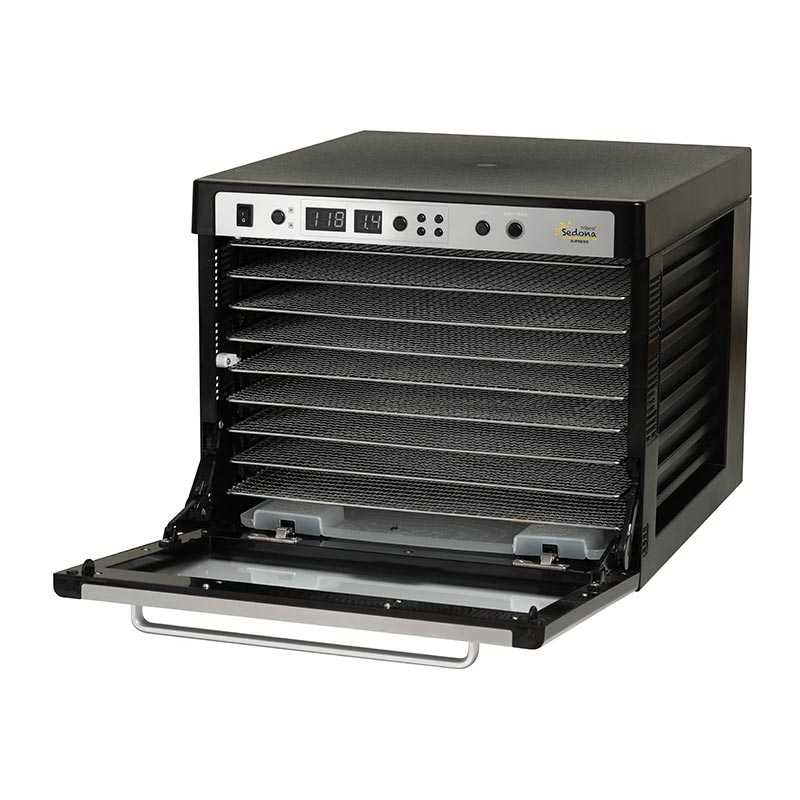 Sedona Supreme SDC-S101-F Meyve ve Sebze Kurutma Makinesi, Paslanmaz Çelik Tepsili, 9 Tepsi Kapasiteli — Sedona — Görsel 2