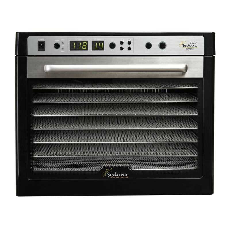 Sedona Supreme SDC-S101-F Meyve ve Sebze Kurutma Makinesi, Paslanmaz Çelik Tepsili, 9 Tepsi Kapasiteli — Sedona — Görsel 3