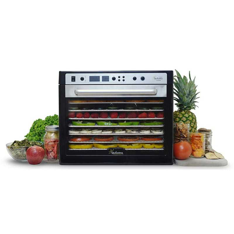 Sedona Supreme SDC-S101-F Meyve ve Sebze Kurutma Makinesi, Paslanmaz Çelik Tepsili, 9 Tepsi Kapasiteli — Sedona — Görsel 4