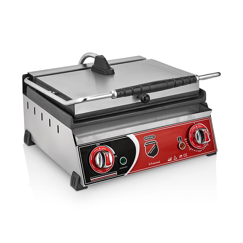 SilverInox 2130DZ Tost Makinesi, Altı Düz, 16 Dilim, Elektrikli — SilverInox — Görsel 2