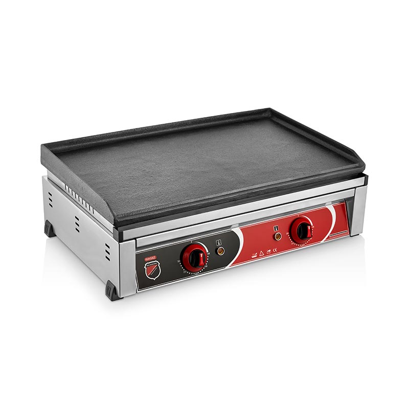SilverInox 2151-DZ Düz Döküm Izgara, 70 cm, Elektrikli — SilverInox