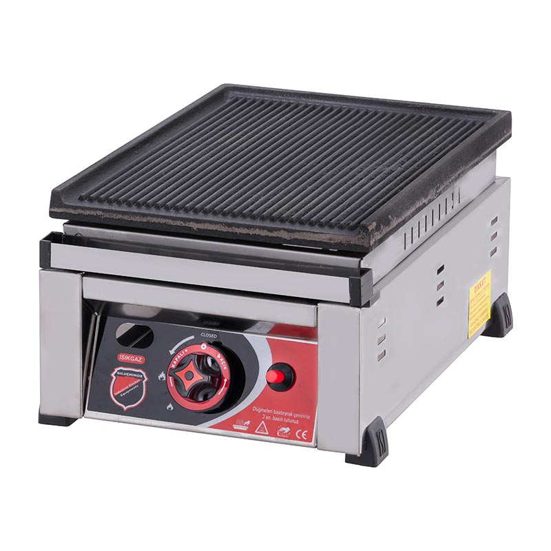SilverInox 2600-2 Döküm Izgara, 30 cm, LPG'li — SilverInox