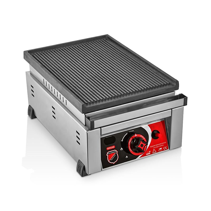 SilverInox 2600 Döküm Izgara, 30 cm, Doğalgazlı — SilverInox