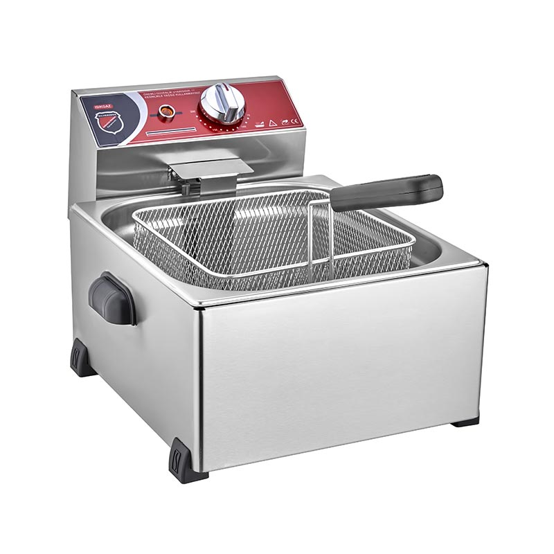 SilverInox 2700 Fritöz, 8 L, Elektrikli — SilverInox