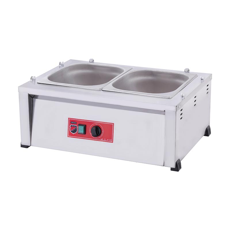 SilverInox BM02 Camsız Benmari, 2'li, Elektrikli — SilverInox