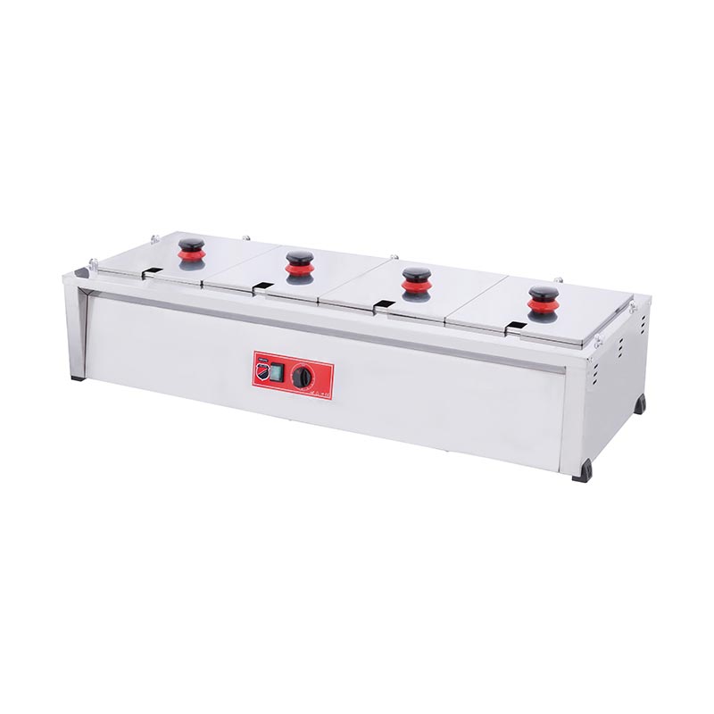 SilverInox BM04 Camsız Benmari, 4'lü, Elektrikli — SilverInox