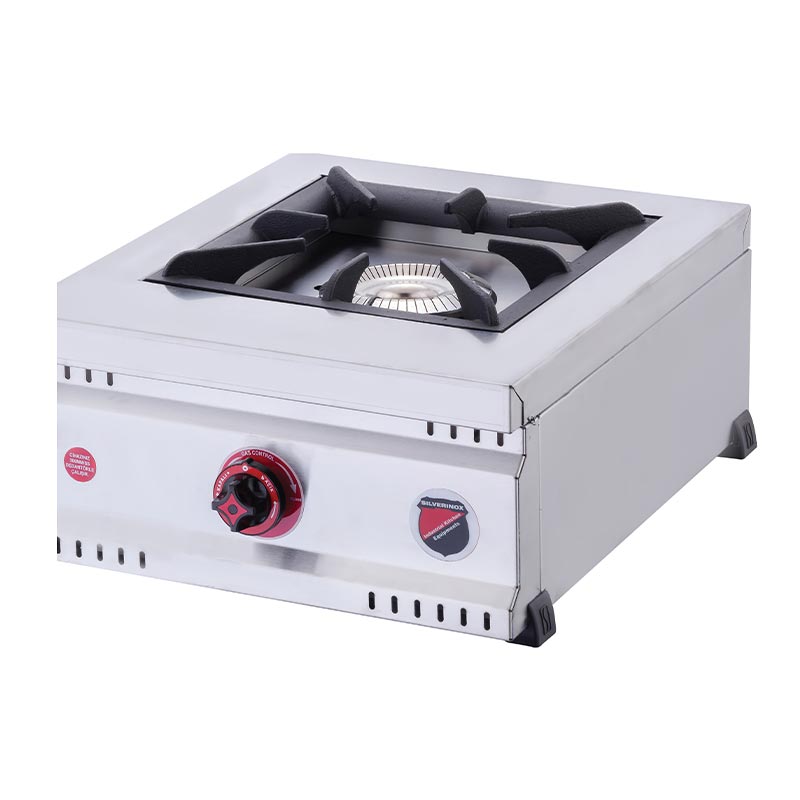 SilverInox MD-1 Tek Gözlü Set Üstü Midi Ocak, Doğalgazlı — SilverInox