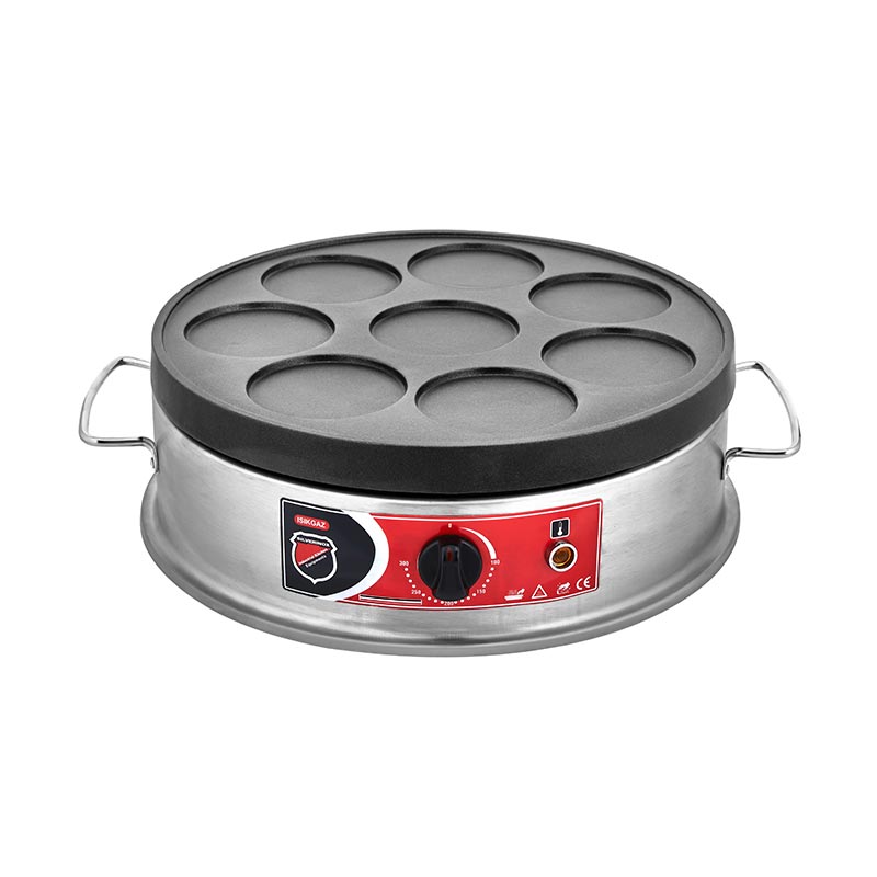 SilverInox PNK-03 Pankek Makinesi, 40 cm, Elektrikli, Gri — SilverInox