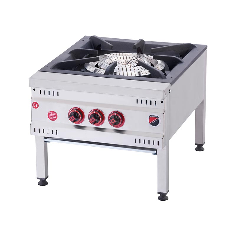 SilverInox YER-03 Yer Ocağı, Üç Yanışlı, LPG-NG — SilverInox