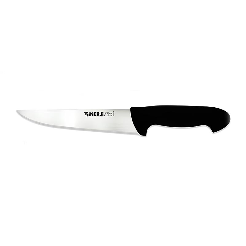 Sinerji Passion No 5 Plastik Saplı Kasap Bıçağı, 25 cm, Siyah — Sinerji