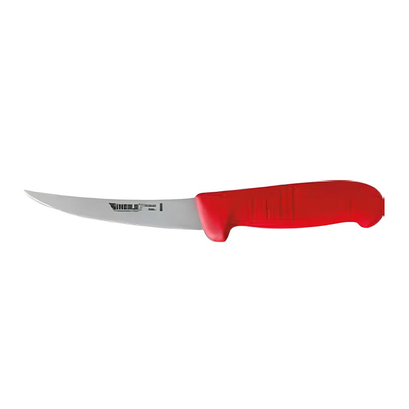 Sinerji Protrend No 1 Plastik Saplı Çizgili Kıvrık Sıyırma Bıçağı, 13 cm, Kırmızı — Sinerji