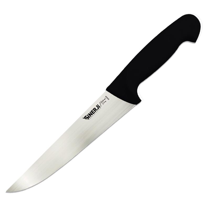 Sinerji Protrend No 5 Plastik Saplı Kasap Bıçağı, 25 cm, Siyah — Sinerji