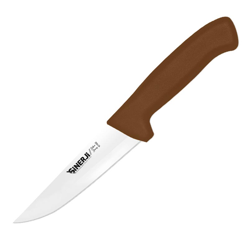 Sinerji Silver No 2 Plastik Saplı Kasap Bıçağı, 16 cm, Kahverengi — Sinerji — Görsel 1