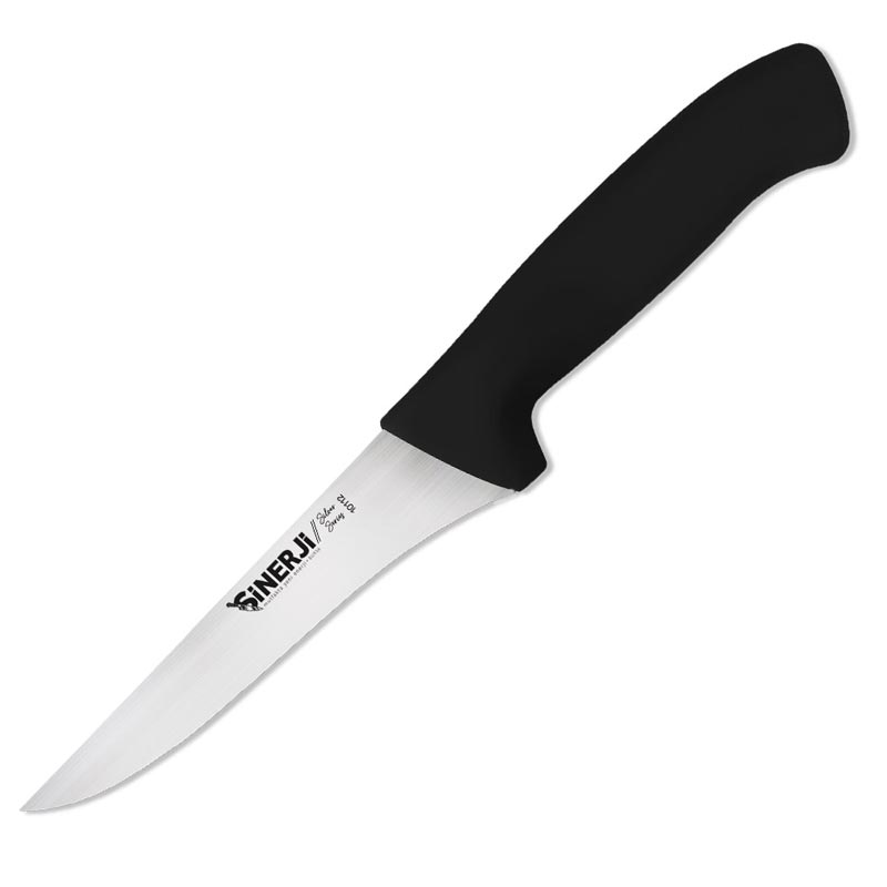 Sinerji Silver No 2 Plastik Saplı Kemik Sıyırma Bıçağı, 16 cm, Siyah — Sinerji