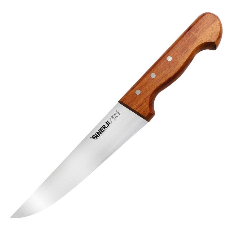 Sinerji Wooden No 5 Gül Saplı Kasap Bıçağı, 25 cm — Sinerji