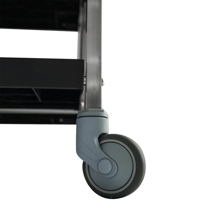 Smart Chef 102104 Plastik 3 Katlı Katlanır Servis Arabası, 93x51x93 cm — Smart Chef — Görsel 5